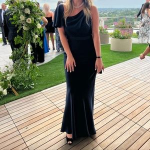 Alexander McQueen One Shoulder Gown